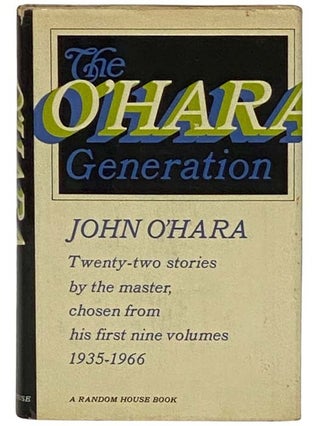 Item #2330624 The O'Hara Generation. John O'Hara