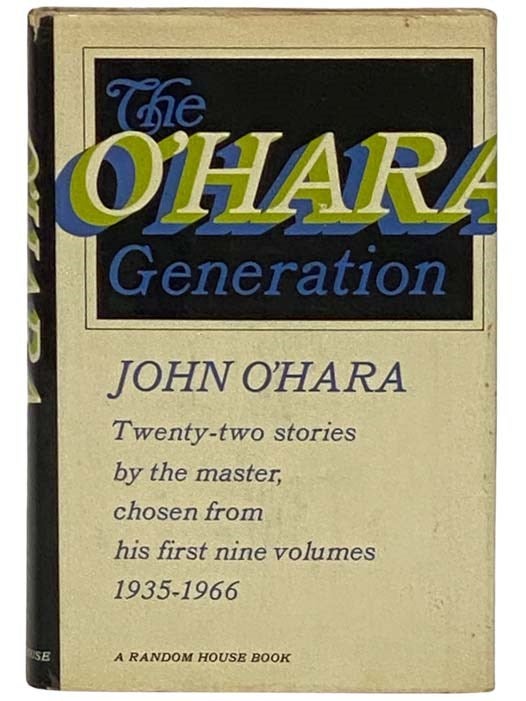 Item #2330624 The O'Hara Generation. John O'Hara.