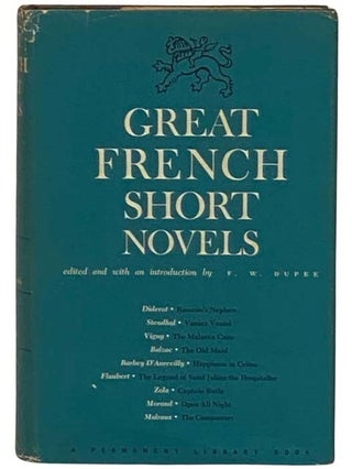 Item #2330632 Great French Short Novels (A Permanent Library Book). F. W. Duppe, Denis Diderot,...