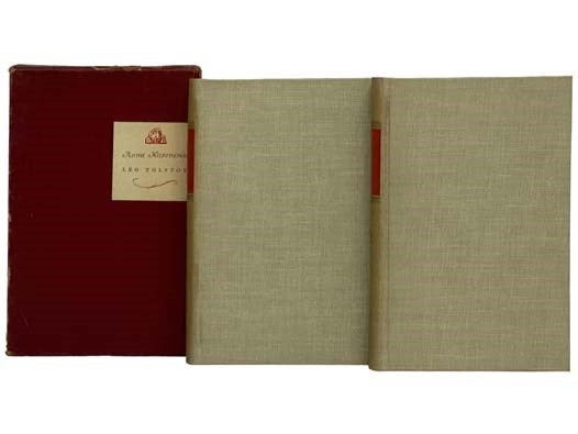 Item #2330840 Anna Karenina, in Two Volumes. Leo Tolstoy, Constance Garnett, Thomas Mann.