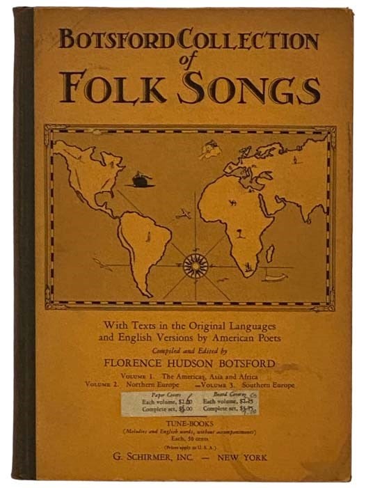Item #2330887 Botsford Collection of Folk Songs, with English Versions by American Poets (Volume Three of Three). Florence Hudson Botsford.