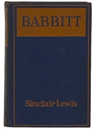 Item #2331028 Babbitt. Sinclair Lewis