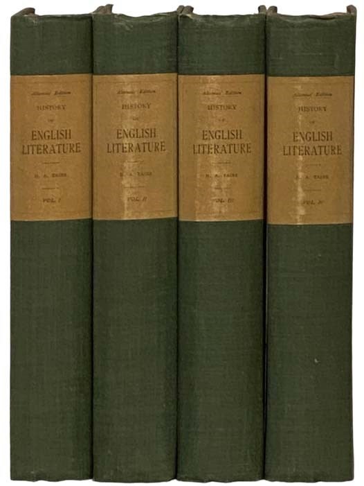 Item #2332043 History of English Literature, in Four Volumes. H. A. Taine, H. Van Lann, Hippolyte Adolphe.