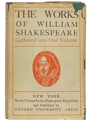Item #2332577 The Works of William Shakespeare, Gathered into One Volume. William Shakespeare,...