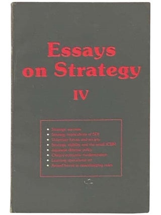Item #2332641 Essays on Strategy, IV [4]. National Defense University
