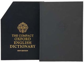 Item #2333530 The Compact Oxford English Dictionary. Maurce Waite