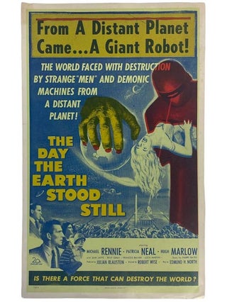 Item #2333593 The Day the Earth Stood Still Window Card (718-R