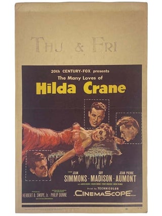 Item #2333594 The Many Loves of Hilda Crane Window Card (56-169