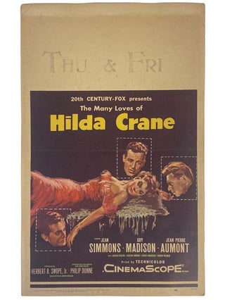 Item #2333594 The Many Loves of Hilda Crane Window Card (56-169