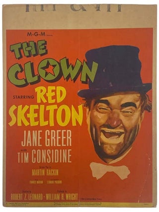 Item #2333610 1953 The Clown Original Window Card