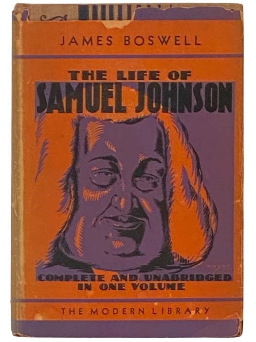 Item #2333818 The Life of Samuel Johnson L.L.D. (The Modern Library of the World's Best Books) (Modern Library Giants G2) [Boswell's]. James Boswell, Herbert Askwith.