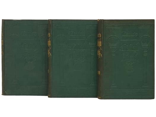 Item #2334107 The Thousand and One Nights Commonly Called The Arabian Nights' Entertainments, in Three Volumes [Lane's Arabian Nights]. Sir Richard Francis Burton, Edward William Lane, Poole Edward Stanley, Stanley Lane-Pool.