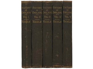 Item #2334293 The History of England from the Accession of James II, in Five Volumes. Thomas...