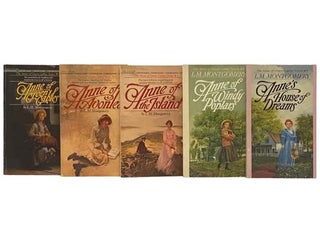 Item #2334298 Anne of Green Gables, in Five Volumes: Anne of Green Gables; Anne of Avonlea; Anne...