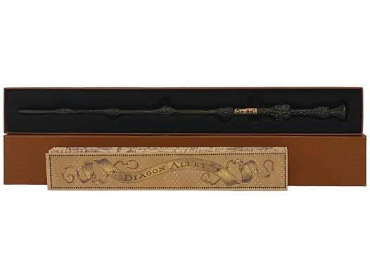 Item #2334305 Albus Dumbledore Wand with Box and Hogsmeade/Diagon Alley Map. Universal Studios.