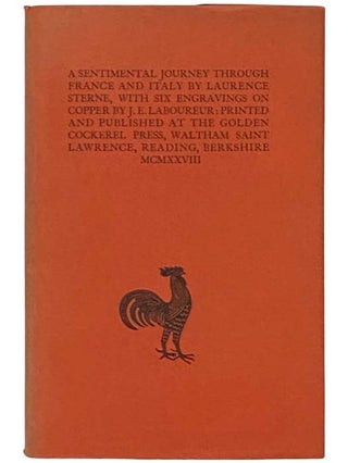 Item #2334745 A Sentimental Journey Through France and Italy. Laurence Sterne