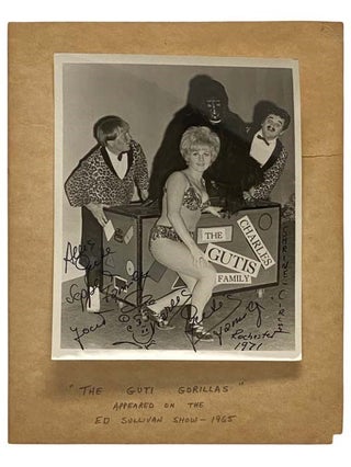 Item #2335517 10x8 Black-and-White Photograph of 'The Guti Gorillas,' Signed by Cast