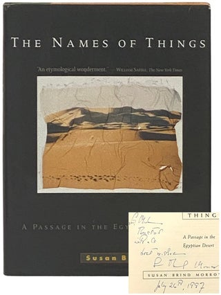Item #2335970 The Names of Things: A Passage in the Egyptian Desert. Susan Brind Morrow