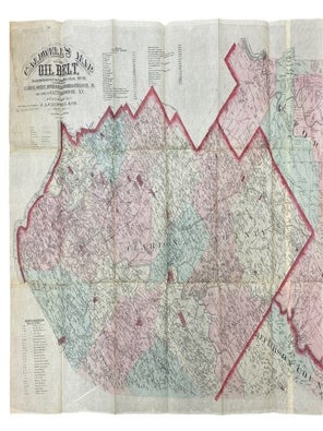 Caldwell's Map of the Oil Belt, on a Line from the Mouth of the Clarion River to Olean, New York, J A. Caldwell, Co.