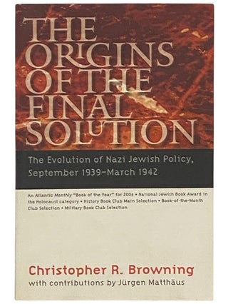 Item #2337564 The Origins of the Final Solution: The Evolution of Nazi Jewish Policy, September...