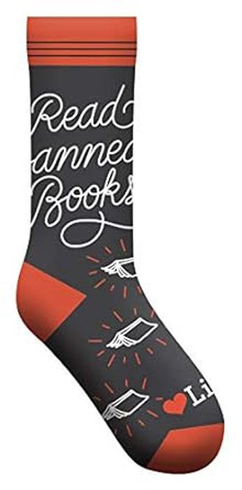 Item #2339817 Read Banned Books Socks. Gibbs Smith.