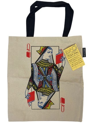 Item #2339875 Queen of Books Canvas Tote. Out of Print