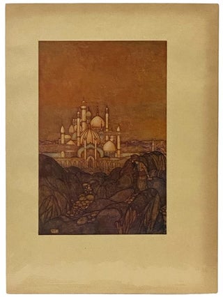 Item #2340080 Arabian Nights Tipped-in Color Plate Illustrated by Edmund Dulac, 1907