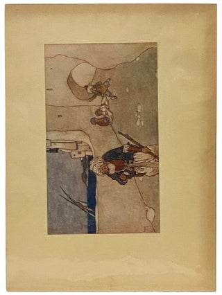Item #2340086 Arabian Nights Tipped-in Color Plate Illustrated by Edmund Dulac, 1907