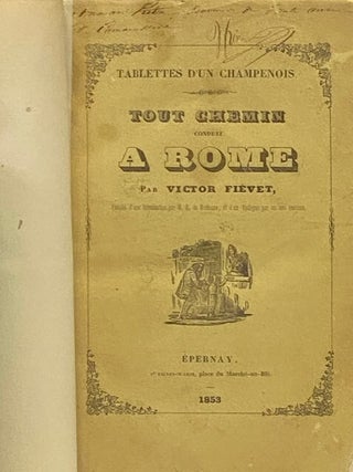 Tablettes d'un Champenois: Tout Chemin Conduit a Rome