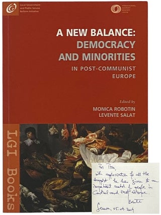 Item #2341472 A New Balance: Democracy and Minorities in Post-Communist Europe. Monica Robotin,...