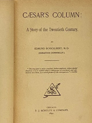 Caesar's Column: A Story of the Twentieth Century