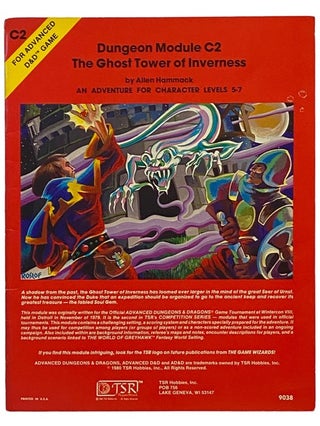 Item #2341584 The Ghost Tower of Inverness: An Adventure for Character Levels 5-7 (Dungeons...