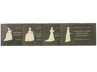 Item #2342028 Costume Institute Cards, in 4 Volumes: Vol. I. Period Rooms Re-occupied: Costumes...