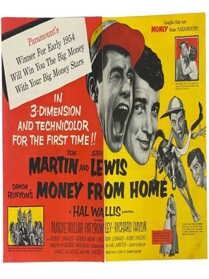 Item #2342362 Money from Home Movie Poster