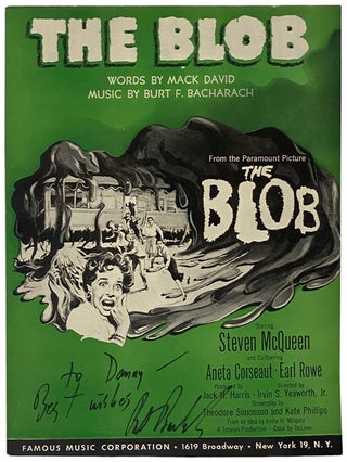 Item #2342373 The Blob Movie Poster with The Blob Sheet Music