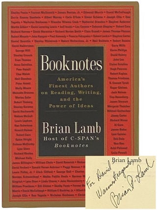 Item #2342517 Booknotes: America's Finest Authors on Reading, Writing, and the Power of Ideas...