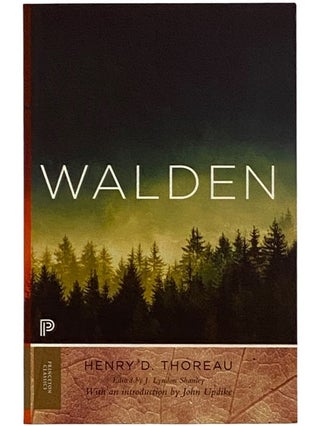 Item #2343462 Walden (Princeton Classics). Henry D. Thoreau, J. Lyndon Shanley, John Updike