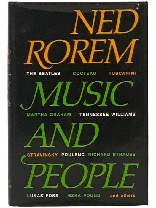 Music and People | Ned Rorem | First Edition