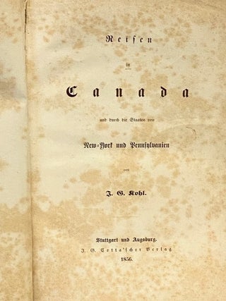 Reisen in Canada und durch die Staaten von New-York und Pennsylvanien