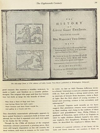 Behold the Child: American Children and Their Books, 1621-1922