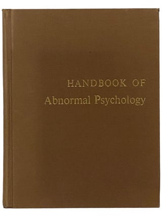 Item #2344682 Handbook of Abnormal Psychology: An Experimental Approach. H. J Eysenck, Hans Jurgen