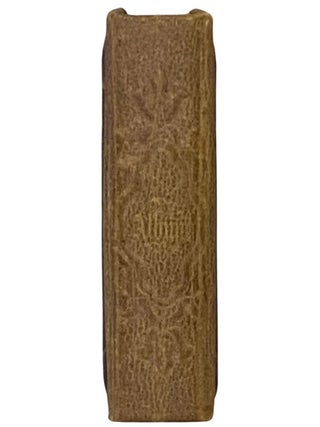 19th Century Photograph Album with Decorative Brass Clasp, Embossed Design with Color Cameo Portrait, Gilt Edges