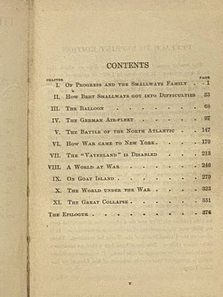 The War in the Air, and Particularly How Mr. Bert Smallways Fared While It Lasted (Modern Library ML 5)