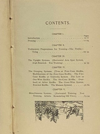 American Grape Training: An Account of the Leading Forms Now in Use of Training the American Grapes.
