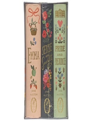 Item #2346994 The Jane Austen Gift Set: Emma; Sense and Sensibility; Pride and Prejudice (Puffin in Bloom). Jane Austen.