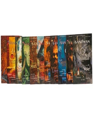 Item #2348083 The Sandman 10 Volume Recolored/Remastered Editions Boxed Set: Preludes & Nocturnes; The Doll's House; Dream Country; Season of Mists; A Game of You; Fables & Reflections; Brief Lives; Worlds' End; The Kindly Ones; The Wake. Neil Gaiman, Hy Bender.