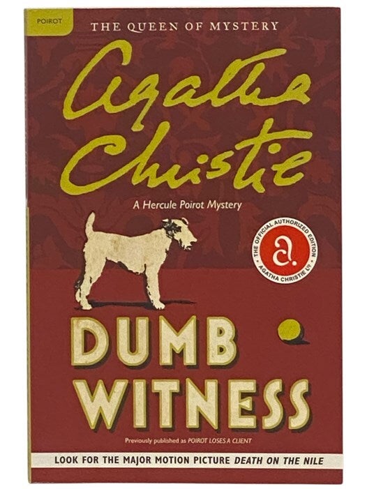 Dumb Witness A Hercule Poirot Mystery Agatha Christie Reprint