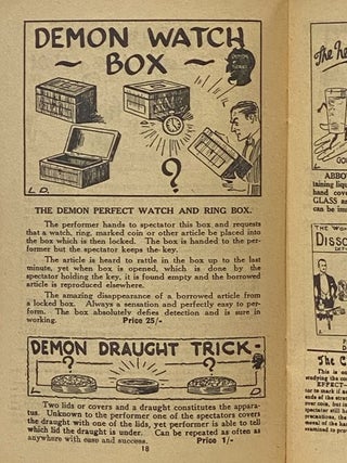 Davenport's Demon Series, Latest Catalogue, 1946: On Top of the World for Magic
