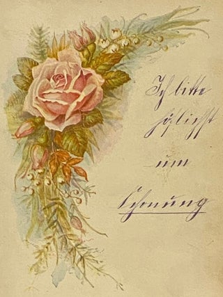 Poesie [Edwardian Era Manuscript Volume of Verse in German]