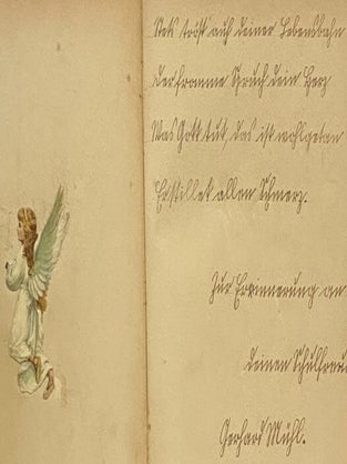Poesie [Edwardian Era Manuscript Volume of Verse in German]